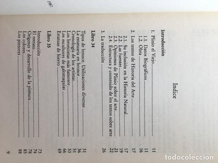 Libros de segunda mano: Textos de Historia del Arte. Plinio. Edici&oacute;n de Esperanza Torrego - Foto 2