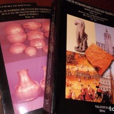 Libros de segunda mano: REAL ACADEMIA DE CULTURA VALENCIANA.AULA HUMANIDADES,SERIE HISTORICA, NUM.13-14-16-18-23, 5 NUMEROS.