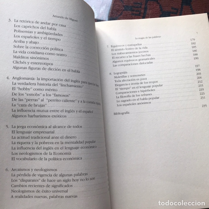 Libros de segunda mano: La magia de las palabras. Amando de Miguel - Foto 4