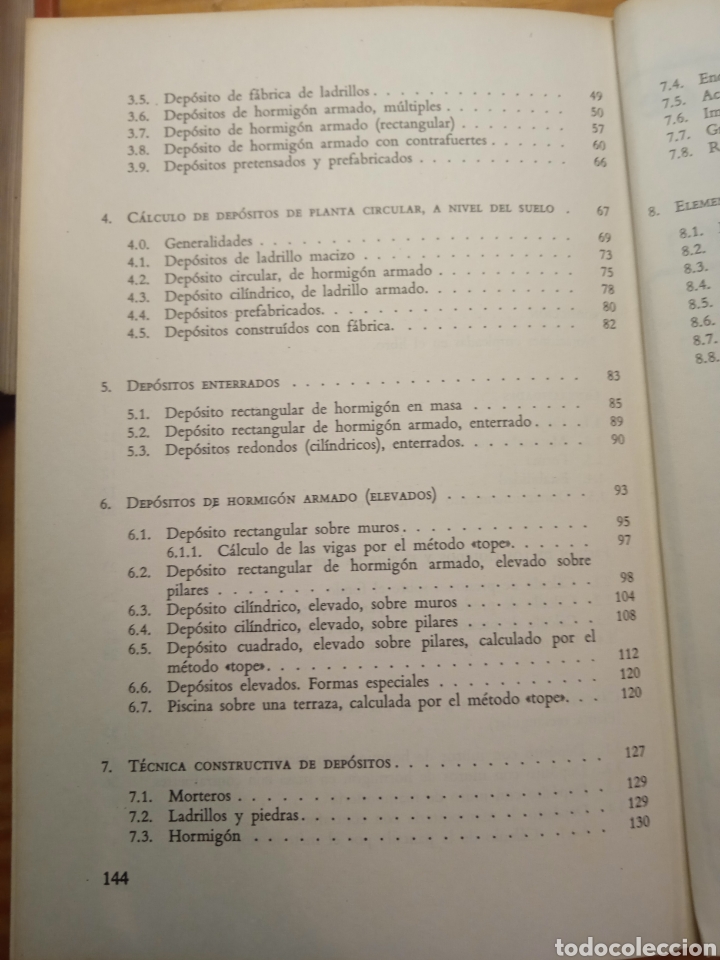 Libros de segunda mano: C&aacute;lculo y Construcci&oacute;n de Dep&oacute;sitos. Gerardo G. Zabaleta. - Foto 4