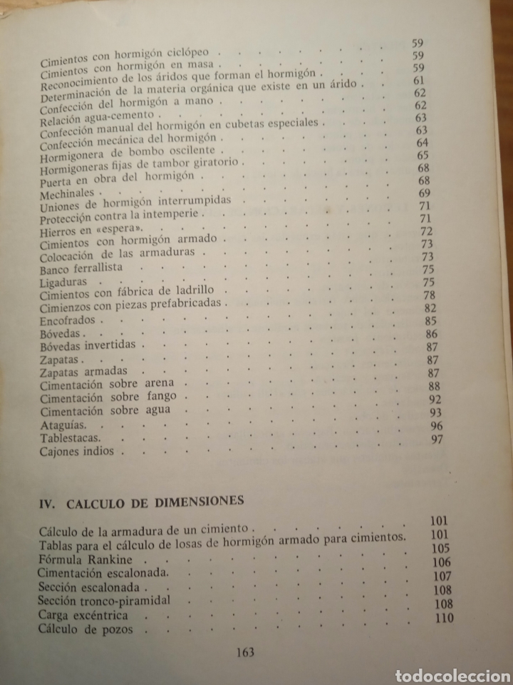 Libros de segunda mano: Construcci&oacute;n de cimientos. &Aacute;ngel Hidalgo Bahamontes. - Foto 5