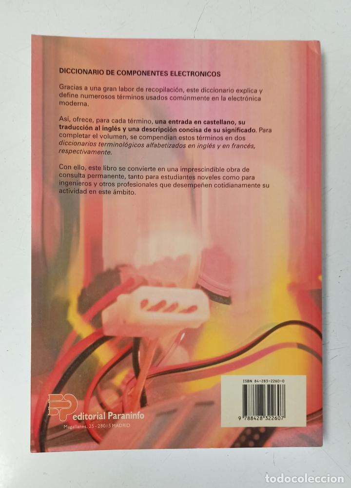 Libros de segunda mano: Diccionario de componentes electr&oacute;nicos. Sitelesc y Sycep. Ed Paraninfo. - Foto 3