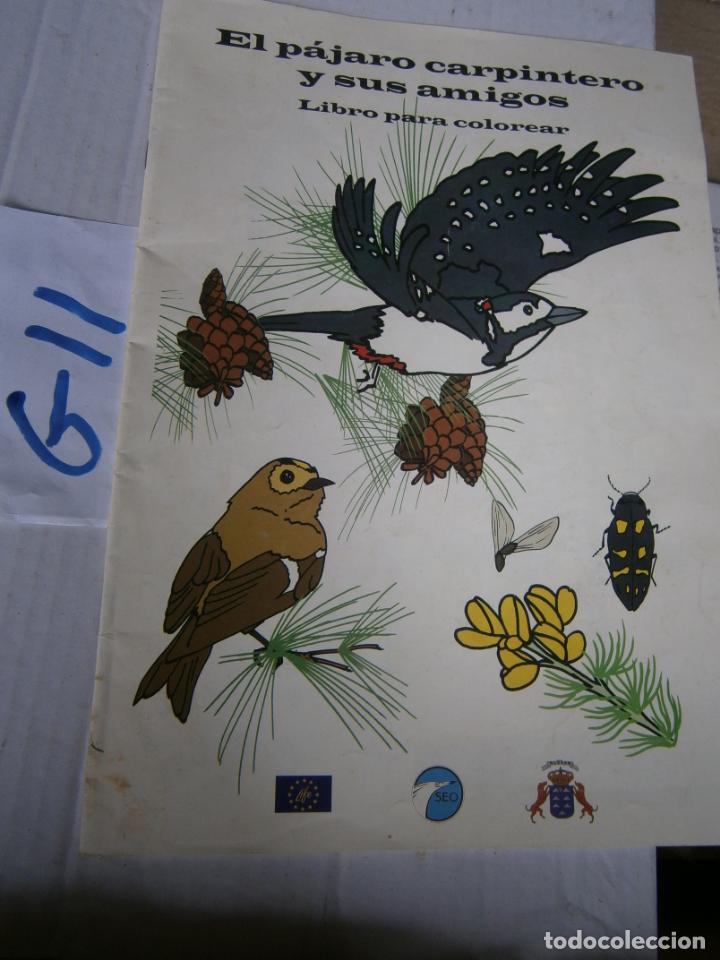 Libri di seconda mano: EL PAJARO CARPINTERO Y SUS AMIGO - LIBRO PARA COLOREAR