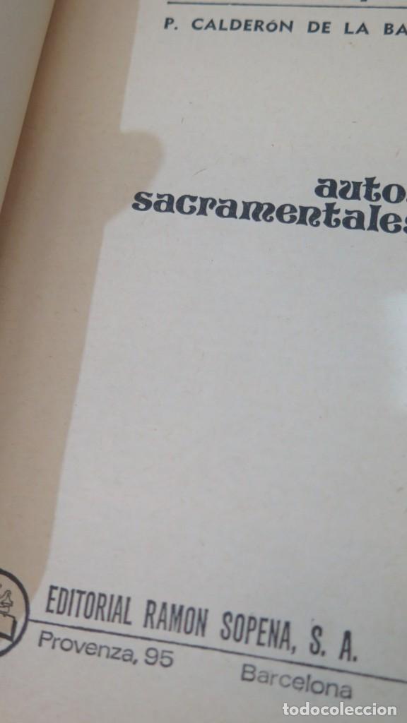 Libros de segunda mano: AUTOS SACRAMENTALES. CALDERON DE LA BARCA - Foto 2