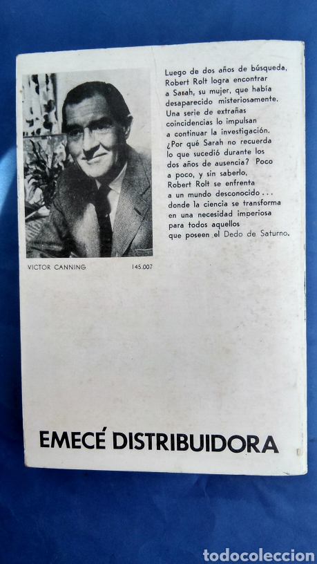 Libros de segunda mano: el dedo de saturno , victor canning , 1975 - Foto 3