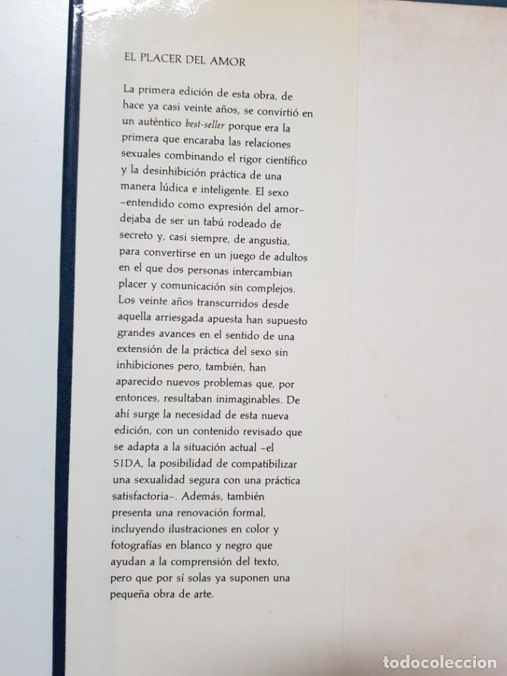 Libros de segunda mano: EL PLACER DEL AMOR. ALEX COMFORT. CIRCULO DE LECTORES. 1991 - Foto 4
