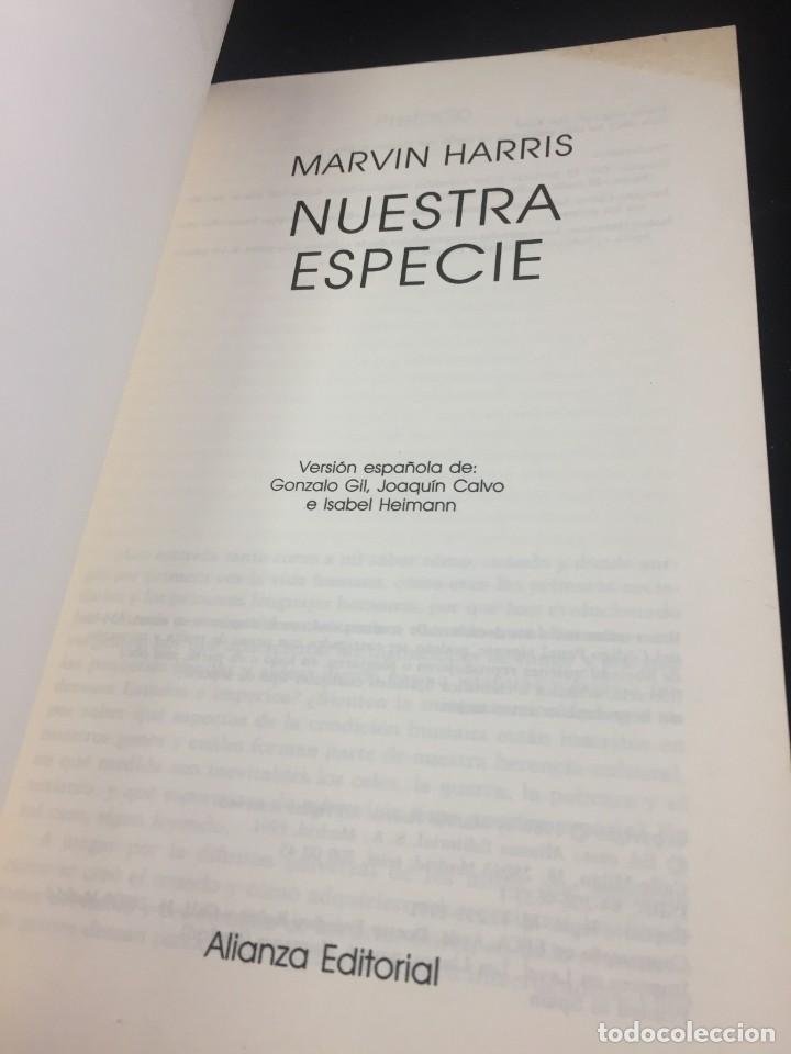 Libros de segunda mano: Marvin Harris Nuestra Especie. Alianza Editorial 1991 - Foto 3