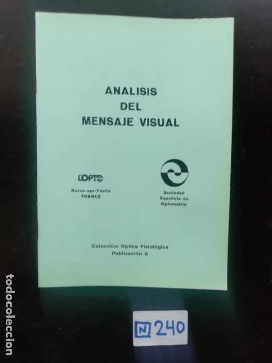 Libros de segunda mano: An&aacute;lisis Del Mensaje Visual - Foto 1