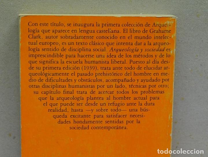 Libros de segunda mano: Arqueolog&iacute;a y sociedad. Grahame Clark - Foto 5