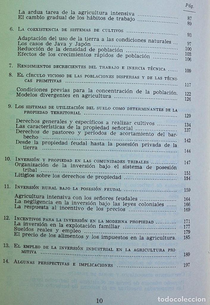 Libros de segunda mano: Las condiciones del desarrollo en la agricultura. Ester Boserup - Foto 3