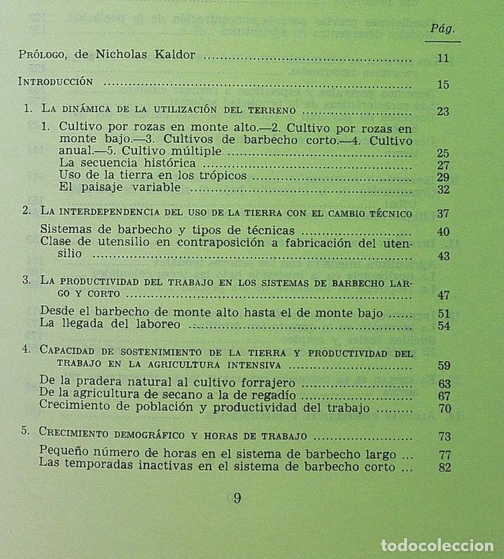 Libros de segunda mano: Las condiciones del desarrollo en la agricultura. Ester Boserup - Foto 4