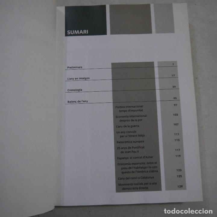 Libros de segunda mano: LLIBRE DE LANY 2003 - EDICIONS 62 - 2004 - 1.&ordf; EDICION - CATALAN - Foto 5