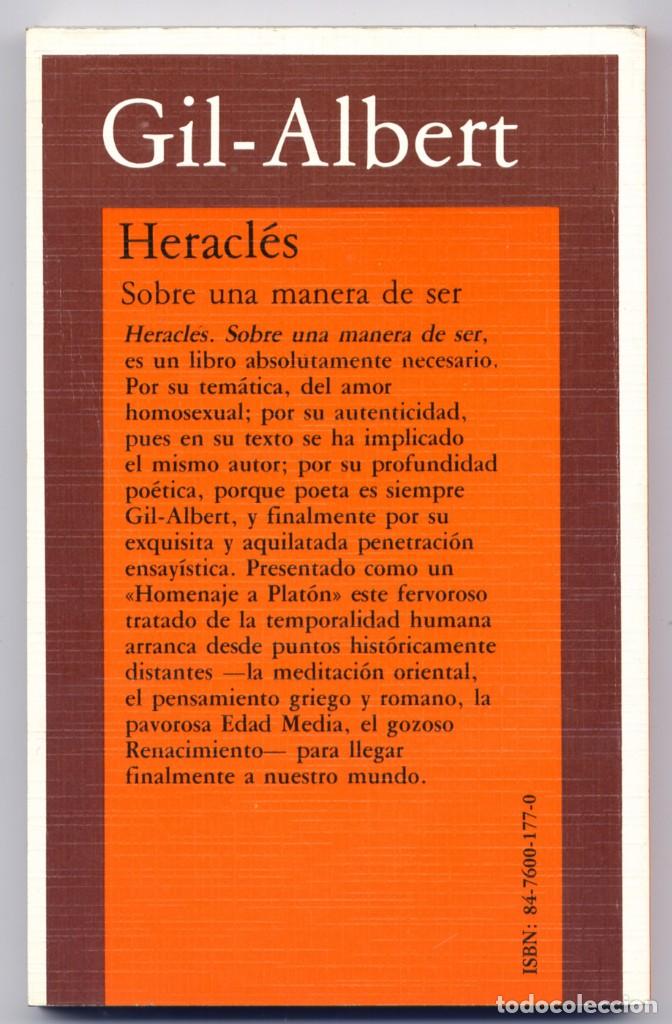 Libros de segunda mano: GIL-ALBERT, Juan. Heracl&eacute;s. Sobre una manera de ser. 1987. - Foto 2