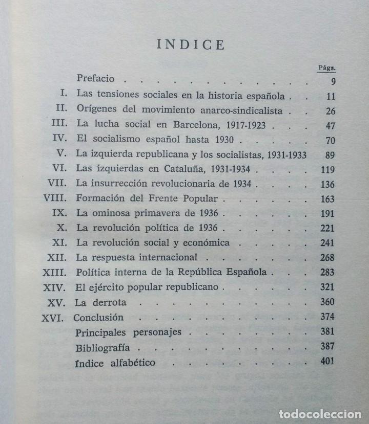 Libros de segunda mano: LA REVOLUCION ESPA&Ntilde;OLA - STANLEY G. PAYNE. - Foto 3