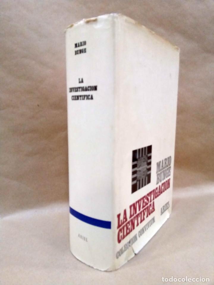Libros de segunda mano: MARIO BUNGE - LA INVESTIGACI&Oacute;N CIENT&Iacute;FICA. ARIEL, 1973. - Foto 2