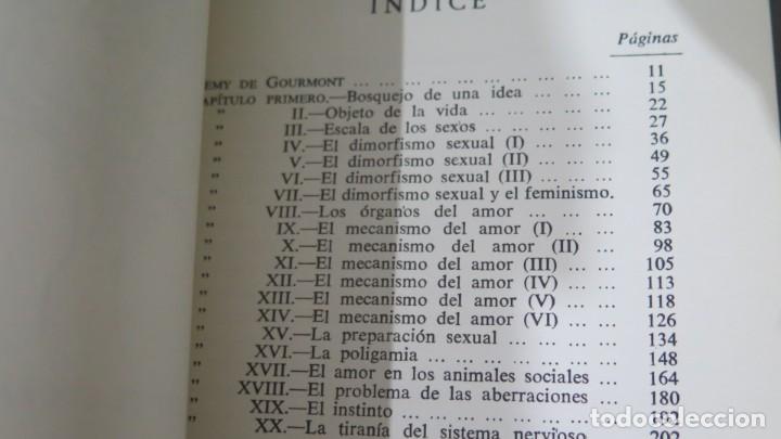 Libros de segunda mano: FISICA DEL AMOR. GOURMONT - Foto 2
