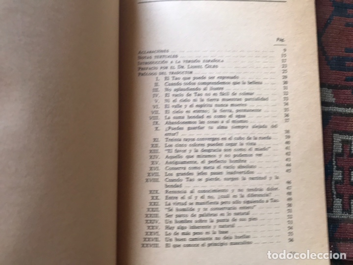 Libros de segunda mano: Lao-Ts&eacute;. Tao Te Ching. El libro del recto camino. Morata - Foto 3