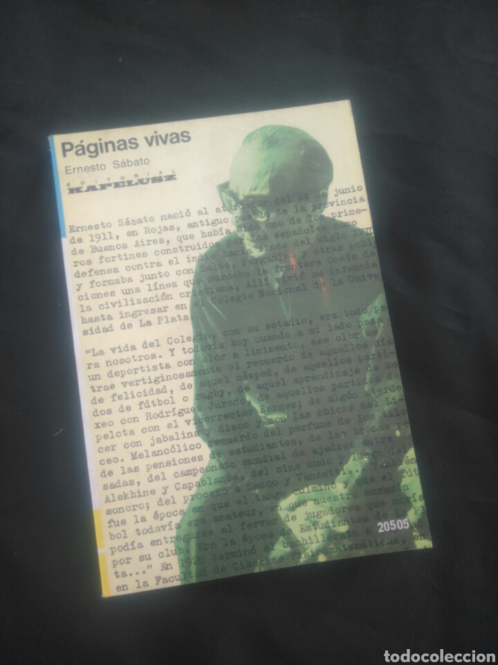 Libros de segunda mano: P&aacute;ginas vivas. Ernesto S&aacute;bato. - Foto 1