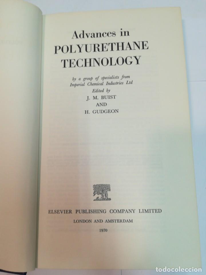 Libros de segunda mano: Advances in p&ograve;lyurethane technology SA2897 - Foto 2