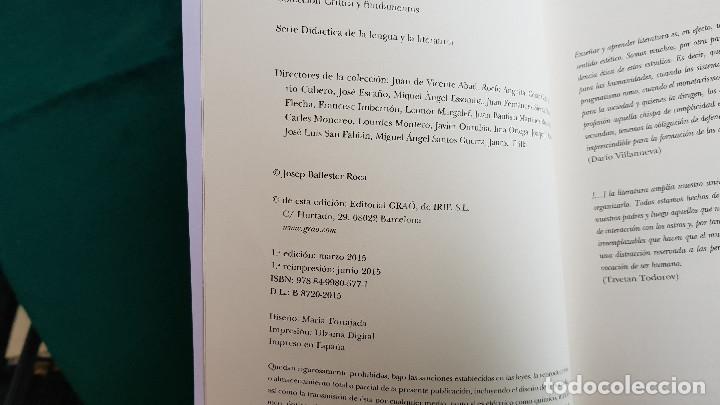 Libros de segunda mano: LIBRO LA FORMACION LECTORA Y LITERARIA (2015) JOSEP BALLESTER - EDIT. GRAO - Foto 4