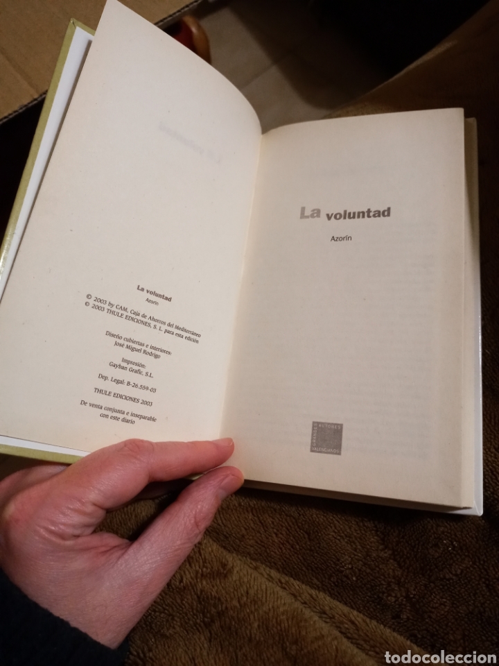 Libros de segunda mano: La Voluntad. Por Azorin. Thule ediciones 2003 - Foto 3
