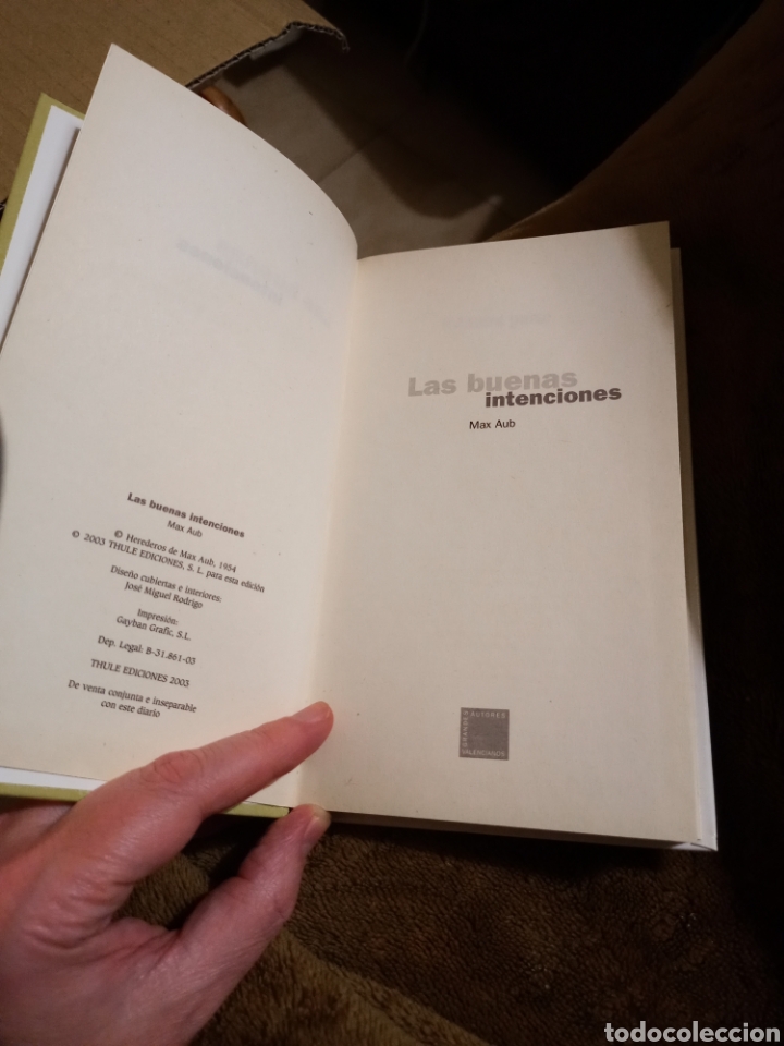 Libros de segunda mano: Las Buenas Intenciones. Por Max Aub. Thule ediciones 2003 - Foto 3