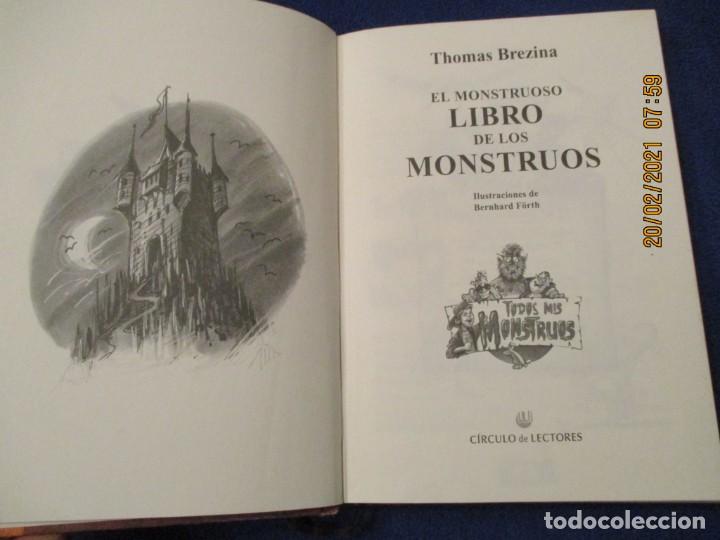 Libros de segunda mano: LIBRO DE LOS MONSTRUOS Thomes Brezina C&iacute;rculo de Lectores 1999 - Foto 6