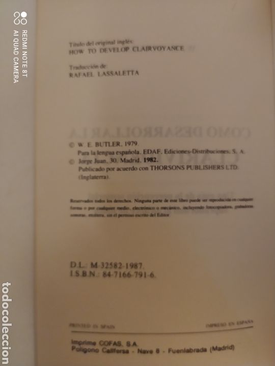 Libros de segunda mano: COMO DESARROLLAR LACLARIVIDENCIA - Foto 3