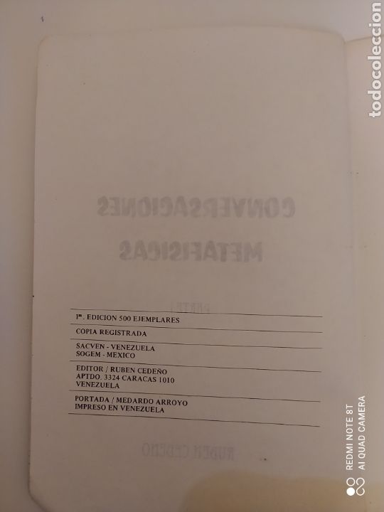 Libros de segunda mano: CONVERSACIONES METAF&Iacute;SICAS PTE I - Foto 3