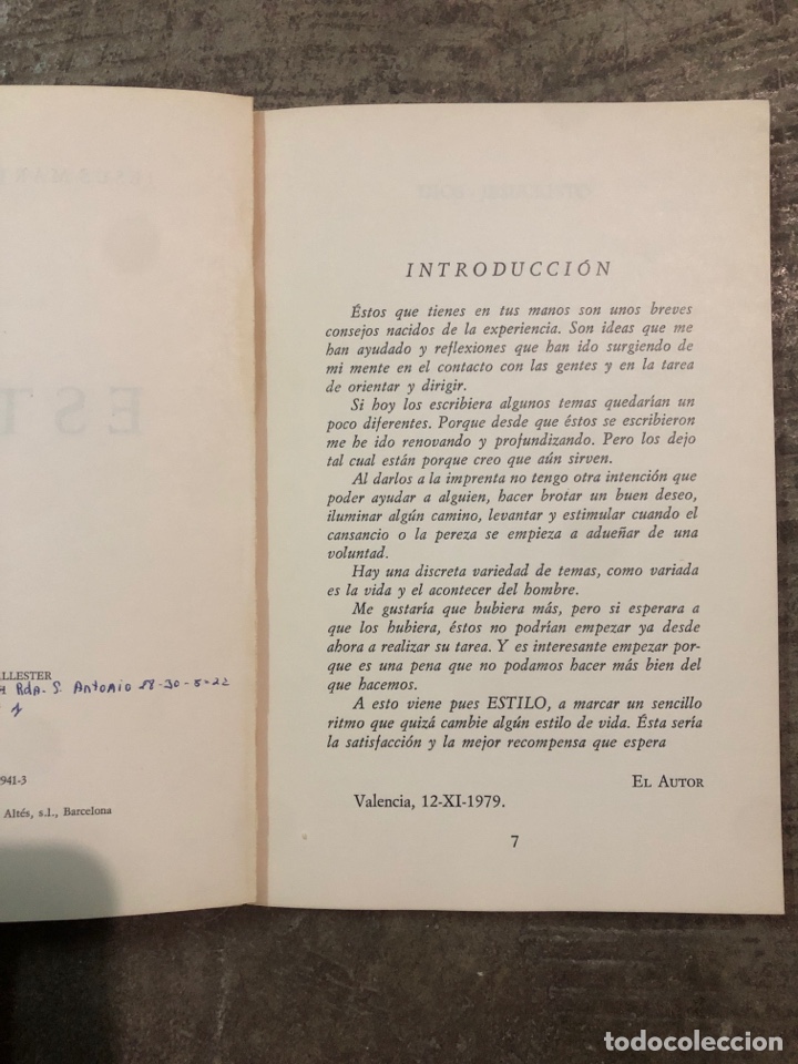 Libros de segunda mano: Estilo Jes&uacute;s Marti Ballester - Foto 2