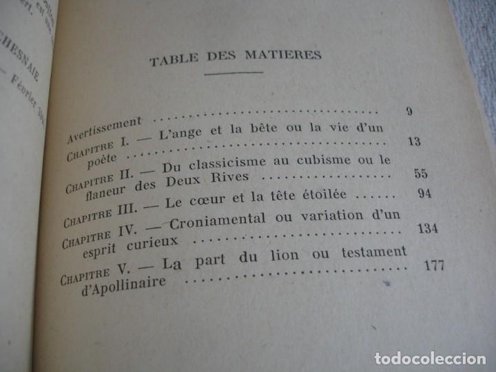 Libros de segunda mano: RENE GUY CADOU: TESTAMENT D&acute;APOLLINAIRE - Foto 4