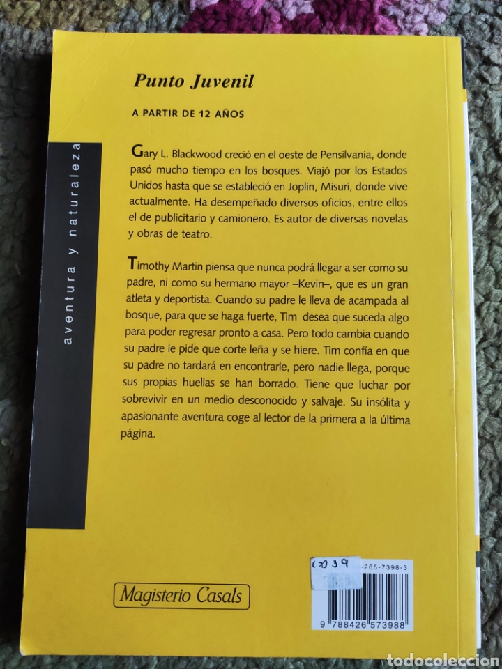 Libros de segunda mano: Tim El Salvaje. Gary L. Blackwood - Foto 2