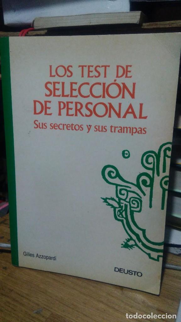 Libros de segunda mano: LOS TEST DE SELECCI&Oacute;N PERSONAL, GILES AZZOPARDI, ED. DESUTO - Foto 1