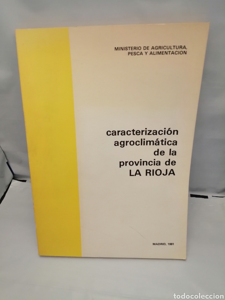 Libros de segunda mano: Caracterizaci&oacute;n Agroclim&aacute;tica de la Provincia de La Rioja - Foto 1