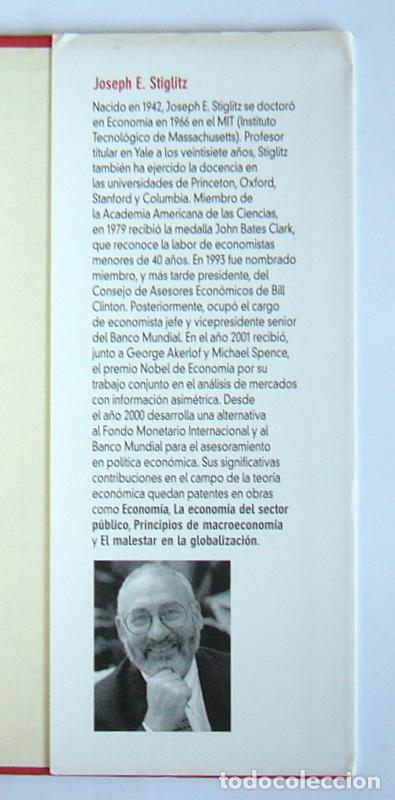 Libros de segunda mano: EL MALESTAR DE LA GLOBALIZACION - JOSEPH E. STIGLITZ - Foto 2