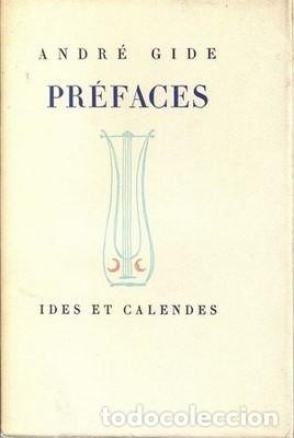 Libros de segunda mano: Prefaces - GIDE, ANDRE - Foto 1