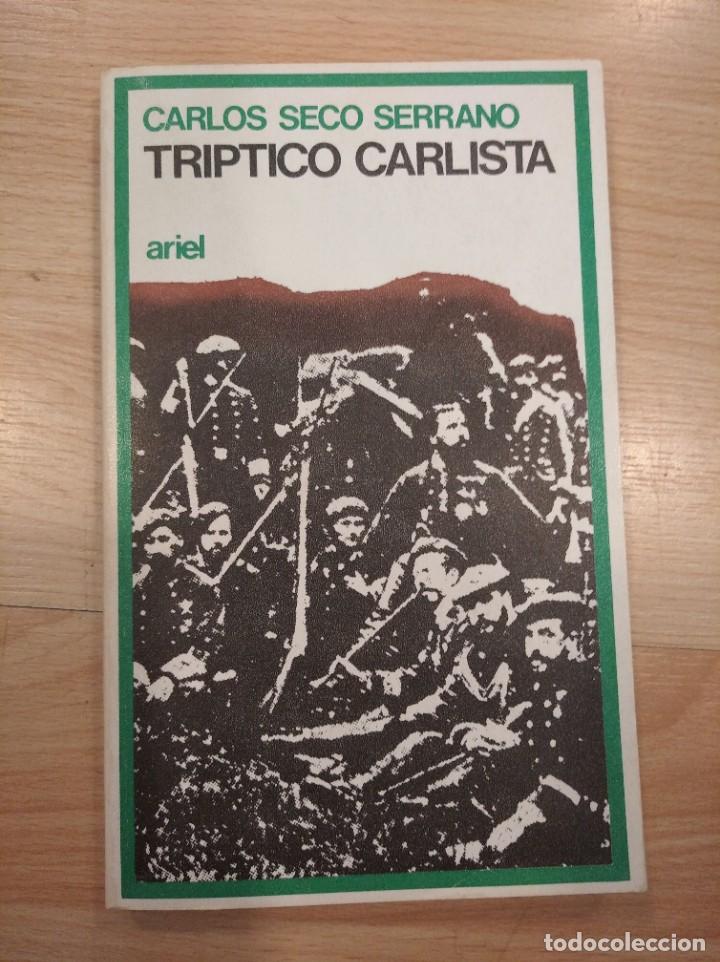 Libros de segunda mano: Tr&iacute;ptico carlista. Carlos Seco Serrano - Foto 1