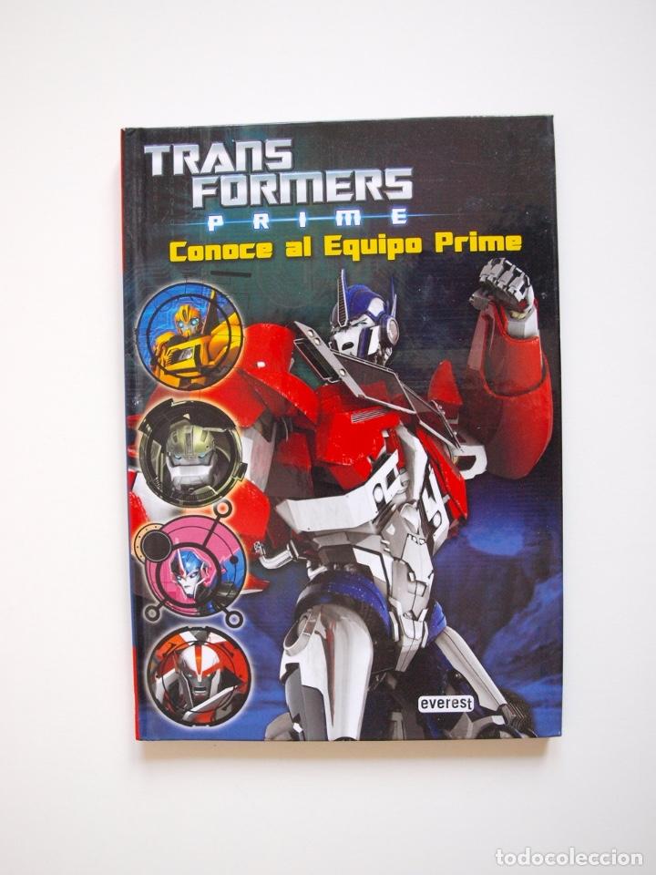 Libros de segunda mano: TRANSFORMERS PRIME - CONOCE AL EQUIPO PRIME - HASBRO - EDITORIAL EVEREST 2014 - Foto 1