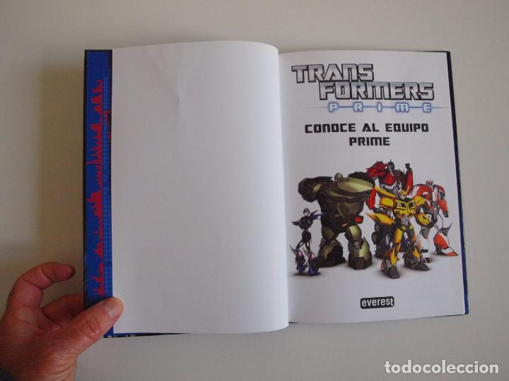Libros de segunda mano: TRANSFORMERS PRIME - CONOCE AL EQUIPO PRIME - HASBRO - EDITORIAL EVEREST 2014 - Foto 3