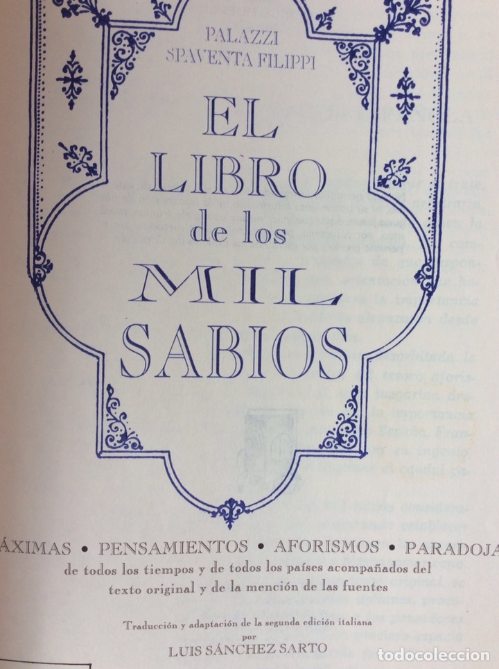 Libros de segunda mano: LIBRO DE LOS MIL SABIOS - Foto 4