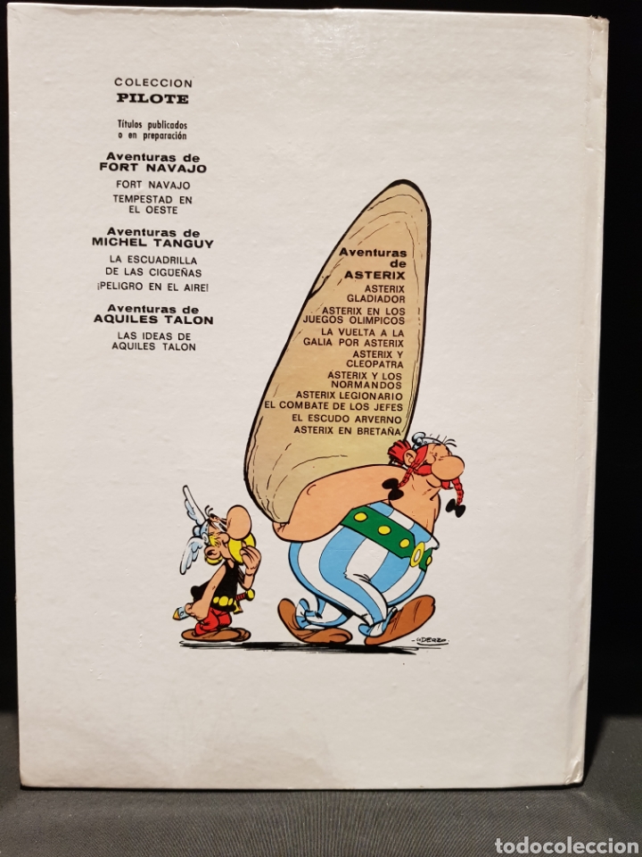 Libros de segunda mano: Ast&eacute;rix. El combate de los jefes. Pilote. Bruguera. 1969. - Foto 2