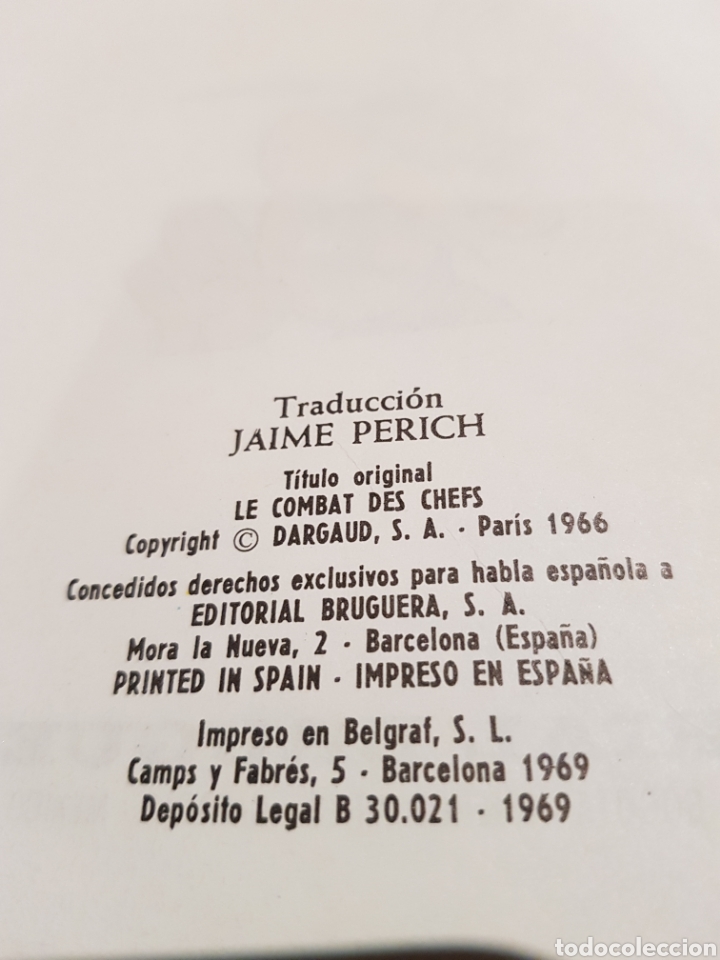 Libros de segunda mano: Ast&eacute;rix. El combate de los jefes. Pilote. Bruguera. 1969. - Foto 9