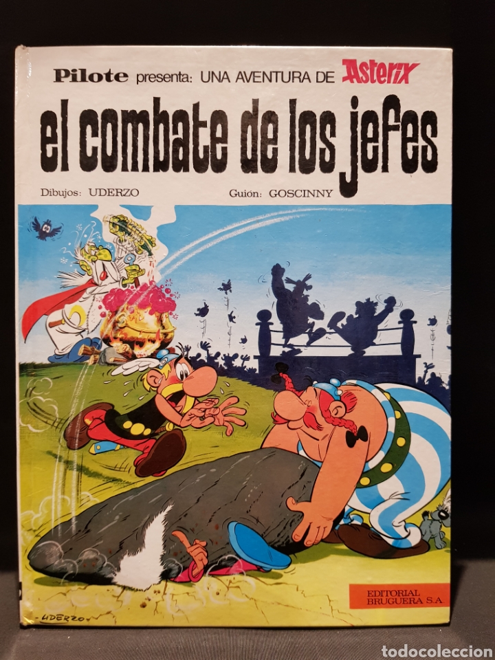 Libros de segunda mano: Ast&eacute;rix. El combate de los jefes. Pilote. Bruguera. 1969. - Foto 1