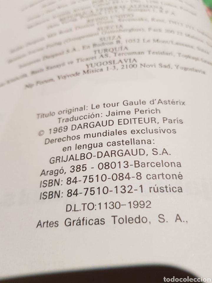 Libros de segunda mano: Ast&eacute;rix. La vuelta a La Galia. Grijalbo-Dargaud. 1992 - Foto 9