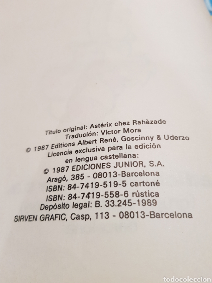 Libros de segunda mano: Ast&eacute;rix en La India. Ediciones Junior. 1987. - Foto 9