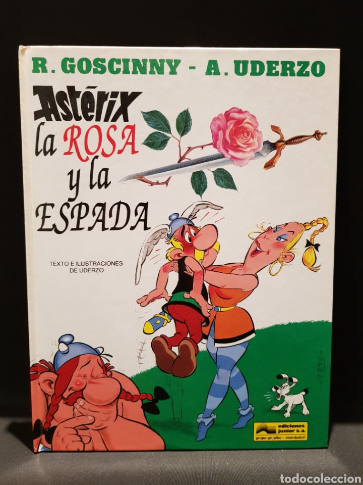 Libros de segunda mano: Ast&eacute;rix. La rosa y la espada. Ediciones Junior. 1993. - Foto 1