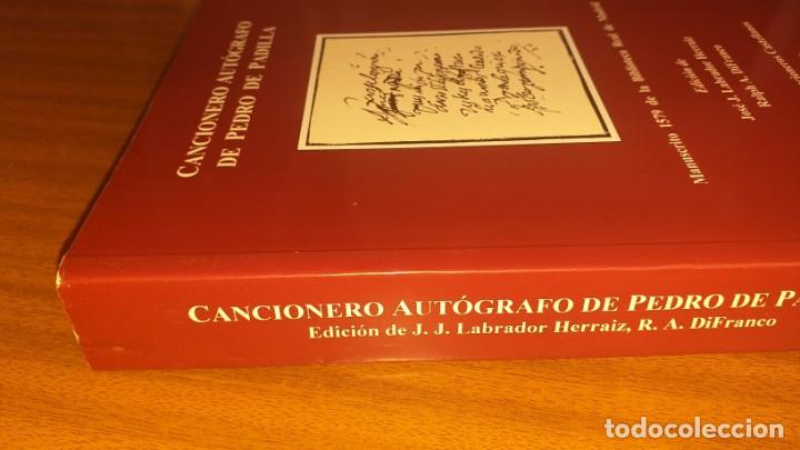 Libros de segunda mano: Cancionero Aut&oacute;grafo de Pedro de Padilla - Foto 3