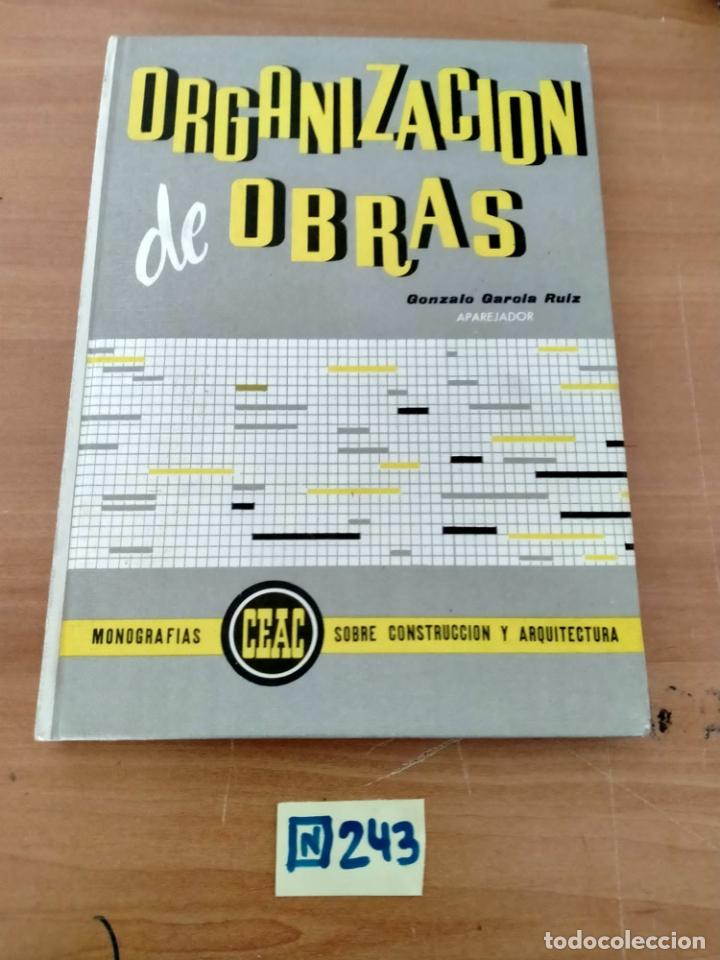 Libros de segunda mano: Organizaci&oacute;n De Obras - Foto 1