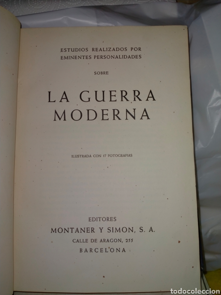 Libros de segunda mano: VV.AA. LA GUERRA MODERNA. MONTANER Y SIM&Oacute;N - Foto 2