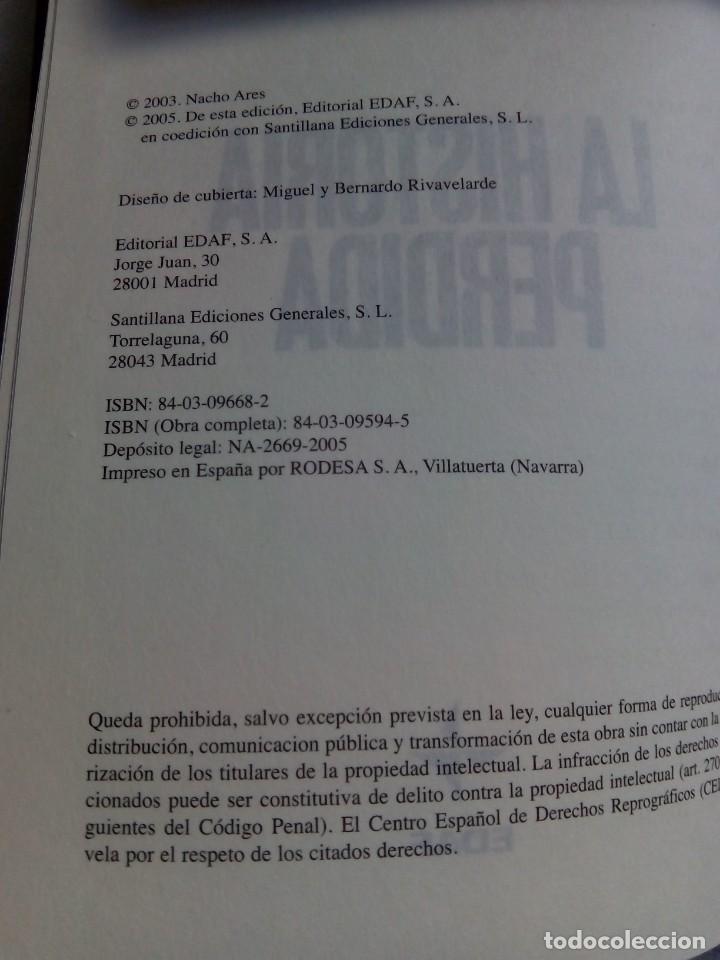Libros de segunda mano: LA HISTORIA PERDIDA / NACHO ARES (incluye cd) - Foto 4